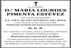 María Lourdes Pimenta Estévez